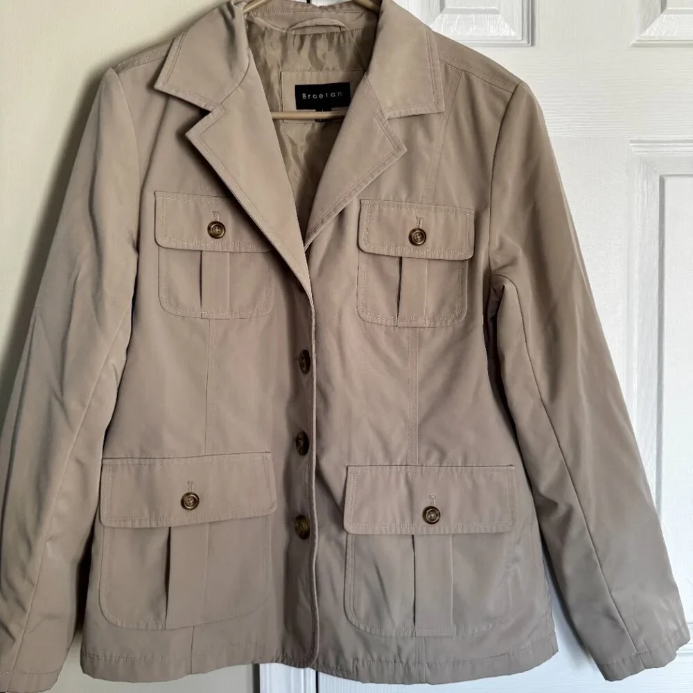 Braetan Utility Jacket Beige/Tan Women’s Large like new - Picture 1 of 6